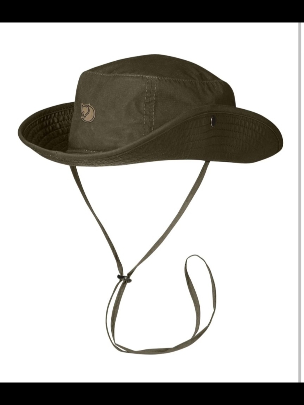 Fjallraven Abisko Wide-Brimmed Hat in Dark Olive